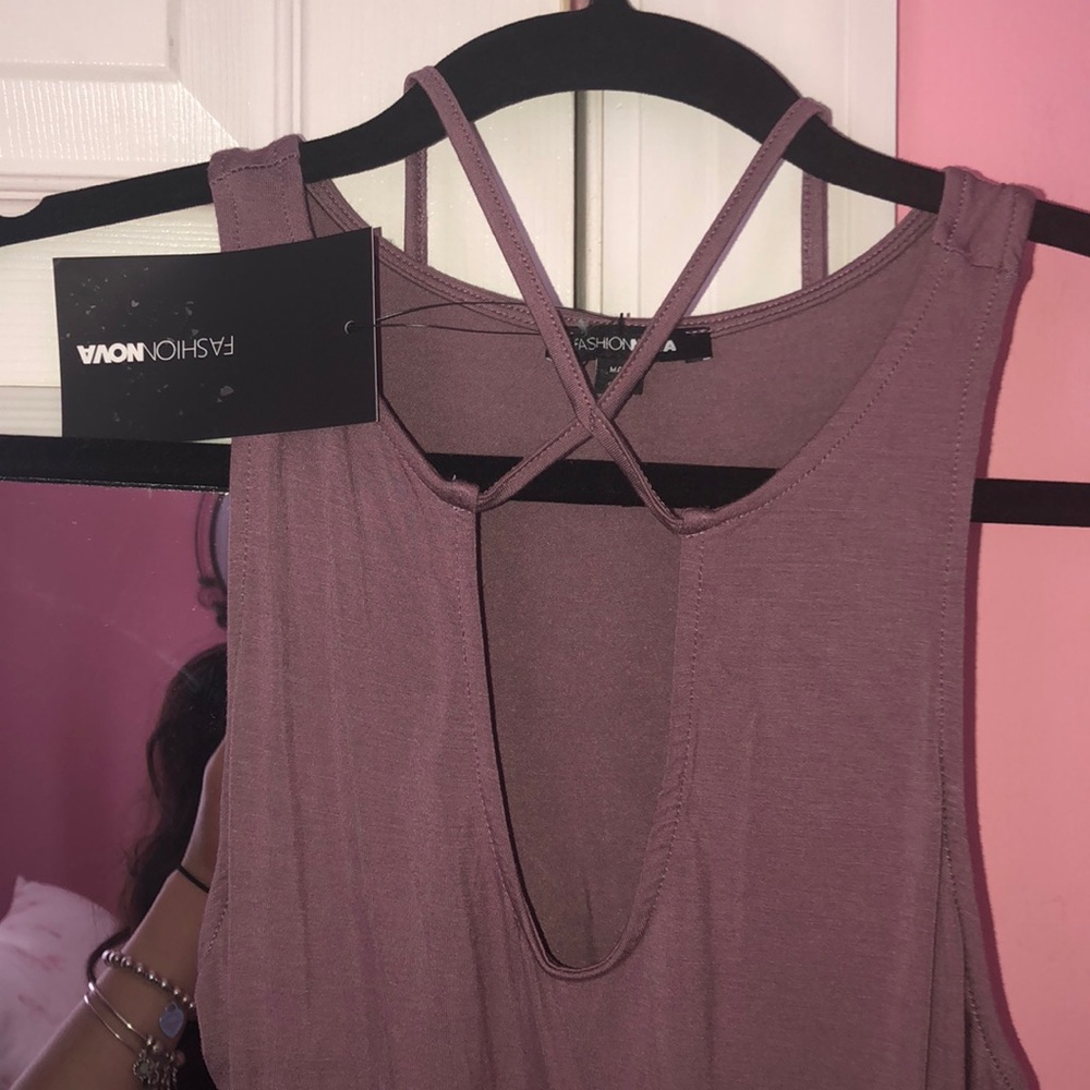 Fashion Nova Purple Bodysuit - Picture 2 of 4